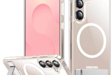 Spidercase Clear Case with Kickstand for Galaxy S25Plus