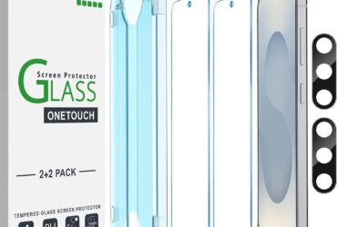 amFilm's Auto-Alignment OneTouch screen protector for Galaxy S25 Plus
