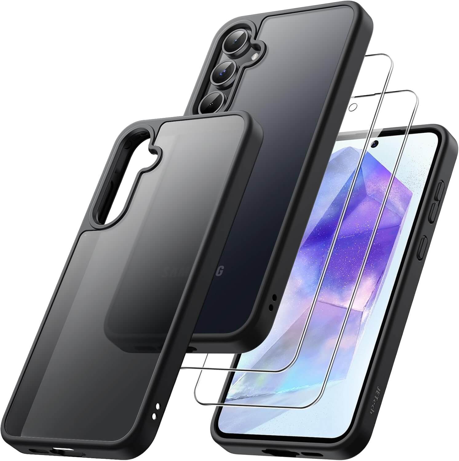 JETech 3-in-1 Matte Case with Screen Protector