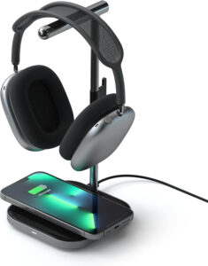 Satechi 2-in-1 Headphone Stand With MagSafe Wireless Charger