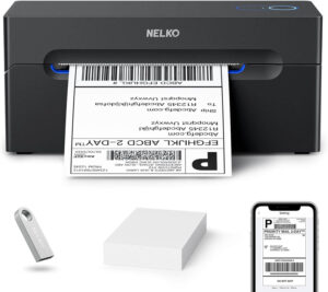 Nelko Bluetooth Thermal Shipping Label Printer