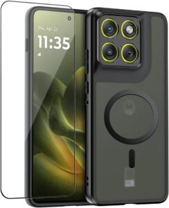 QUIETIP Translucent Matte Case with Screen Protector for Motorola Edge 70