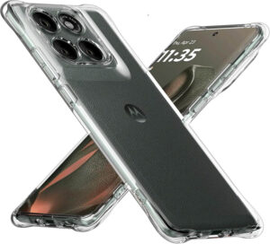 Zeking Crystal Clear Transparent Case For Motorola Edge 70